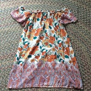 Off the Shoulder Dress with Trendy Designs